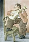 Famous Man Paintings - Man Playing Guitar